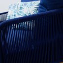 Ver imagem 5 de Sofá 3 Lugares em Corda Náutica e Alumínio e Pés de Madeira - Trama Moveis