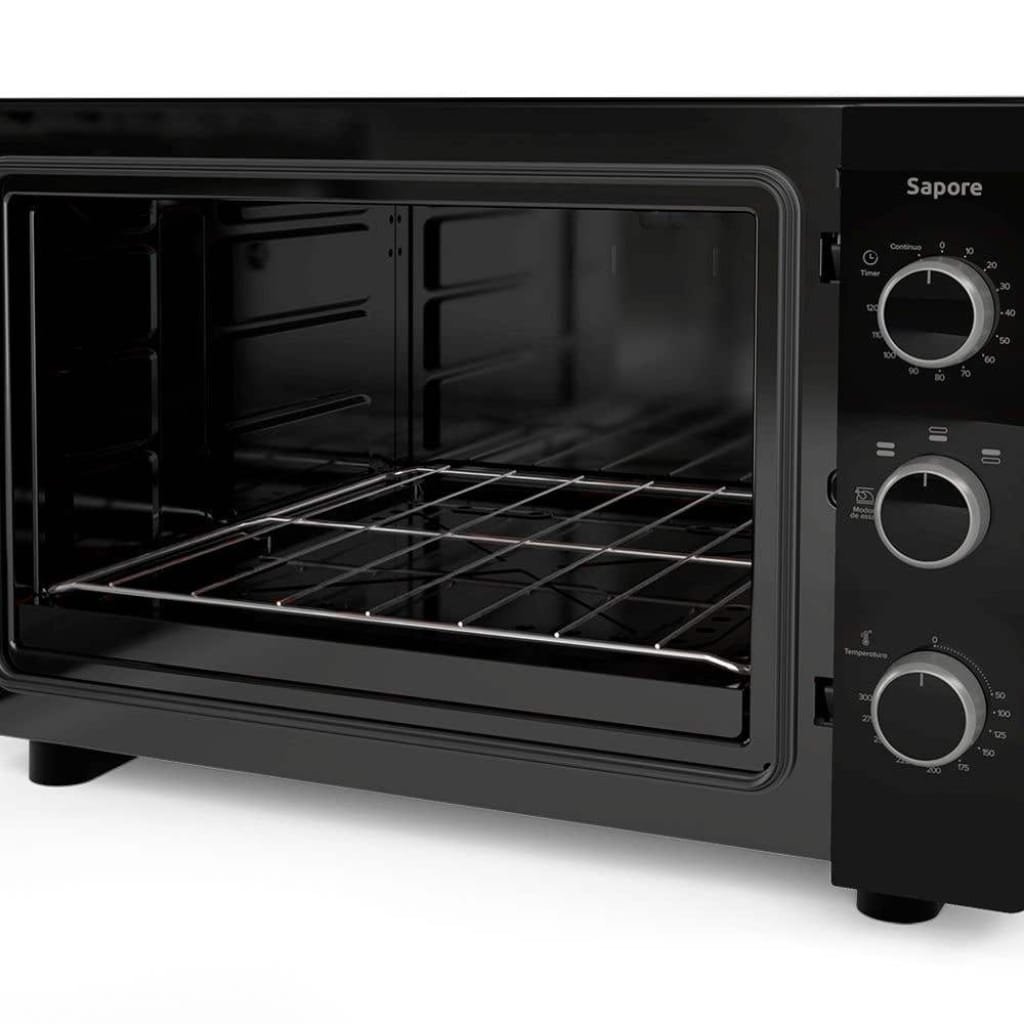 Forno de Bancada Elétrico Mueller Sapore 44L 220V Preto - 3