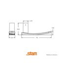 Ver imagem 4 de Fechadura Espelhada Inox - Stam Tetra 1800/21