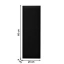 Ver imagem 2 de Kit 5 Cabeceiras Painel Modular Cama Box Solteiro Veludo Preto Madelina Decor