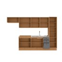 Ver imagem 4 de Cozinha Modulada Pixel Kappesberg 100% Mdp Canela/cinza Sagrado 330cm