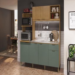 Cozinha Compacta Dália New - Mdp 6 Portas e 1 Gaveta - Cadorin - 2