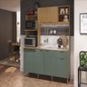 Cozinha Compacta Dália New - Mdp 6 Portas e 1 Gaveta - Cadorin - 2