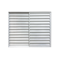 Ver imagem 5 de Veneziana 3 Folhas Aluminio Branco 1,20x1,20 Linha 18 Modular