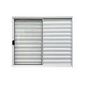 Ver imagem 1 de Veneziana 3 Folhas Aluminio Branco 1,20x1,20 Linha 18 Modular