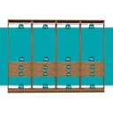 Ver imagem 6 de Guarda-Roupas Closet Modulado Alasca 240cm 4 Peças com 8 Gavetas e Cabideiros Freijó Carraro