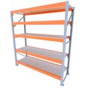 Ver imagem 1 de Mini Porta Pallet Prateleira Reguláveis 1000 Kg Total 5 Niveis