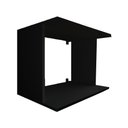 Ver imagem 1 de Suporte Microondas Simples Preto Em Mdf