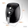 Fritadeira Air Fryer New Pratic Af-31 Preto Mondial 220v - 5