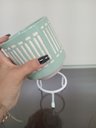 Ver imagem 6 de Bernan Cachepô 16x12x12cm Cerâmica Verde com Suporte