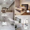 Ver imagem 3 de Balança Digital Corporal de Vidro Temperado Eletrônica Quadrada Transparente de Chão 180kg