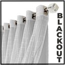 Ver imagem 4 de cortina blackout Roma em tecido 6,00 x 2,80 c/voal branco
