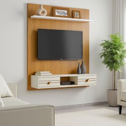 Painel para Tv até 45 Polegadas 2 Portas Prateleira - 1