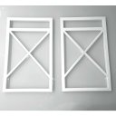 Ver imagem 2 de Prateleira Estilo Industrial Suporte na cor Branca