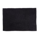 Ver imagem 1 de Tapete de Banheiro Chenille Preto 60x40cm - Uzoo Tapete Chenille 60x40cm Preto
