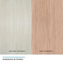 Ver imagem 3 de Paneleiro com Nicho de Microondas Luciane 70cm 4 Portas e 1 Nicho Luci