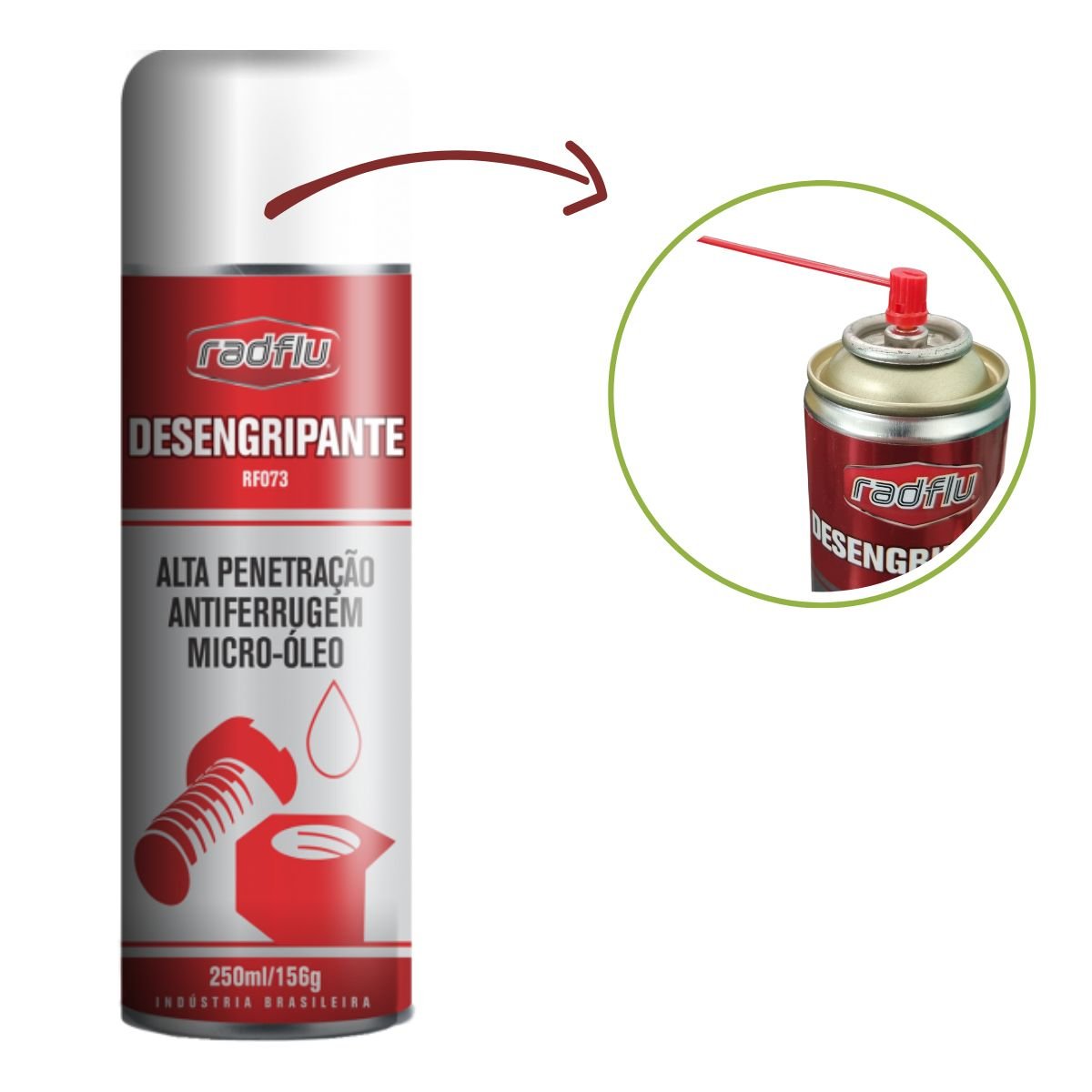 Óleo Desengripante Antiferrugem Spray Alta Penetração - 2