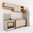 Ver imagem 3 de Cozinha Modulada Juliana 100% MDF Móveis Home | 06 Portas + 03 Gavetas