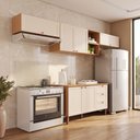 Ver imagem 1 de Cozinha Modulada Juliana 100% MDF Móveis Home | 06 Portas + 03 Gavetas
