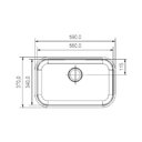 Ver imagem 2 de Cuba Docol Invicta 56x34 016994CH Inox Alto Brilho