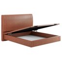 Ver imagem 7 de Cama Queen Baú Flutuante com Cabeceira 160cm Spazio S04 Couríssimo Telha - Lyam Decor