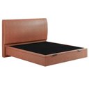 Ver imagem 1 de Cama Queen Baú Flutuante com Cabeceira 160cm Spazio S04 Couríssimo Telha - Lyam Decor