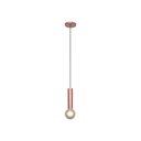 Ver imagem 1 de Luminária Pendente Slim Peq 1 Lamp E27 Rosê - 3111 Peq Rse