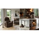 Ver imagem 6 de Poltrona Hospitalar Reclinável do Papai com Encosto para Descanso Corano Marrom