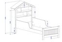 Ver imagem 3 de Cama Casinha com Nichos Princesa Rosa com Colchão Vitamov