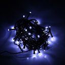 Ver imagem 1 de Cordão com 50 Lampadas de Led Formato Pequena Gota 5 Metros Fio Verde Escuro Branco
