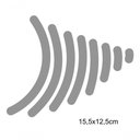 Ver imagem 2 de Protetor Tanque Adesivo Lateral Moto Tiras Transparente Color Preto