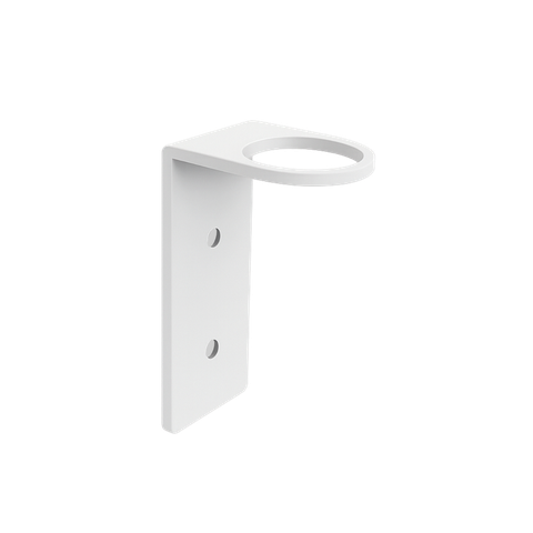 Suporte Frasco Shampoo para Banheiro Branco Agata Grego Metal