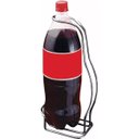 Ver imagem 1 de Conjunto 6 Suportes Porta Garrafa de Refrigerante 2 Litros Pet com Alça Aço Cromado