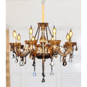 Lustre de Cristal Clássico Ambar
