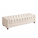 Ver imagem 1 de Puff Baú Calçadeira 140cm Heste Boucle Off White - Sallar Home