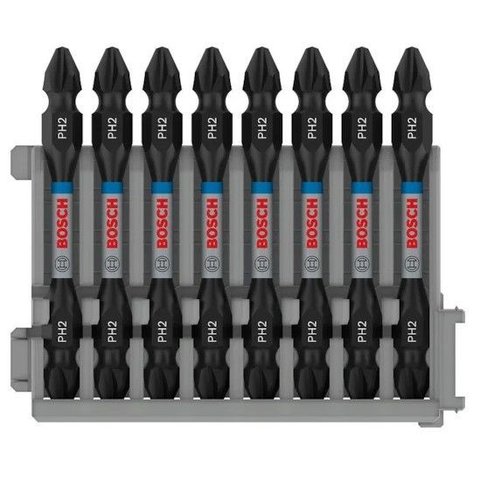 Jogo de Bits Bosch de Impacto Ph2 65mm C/8pcs