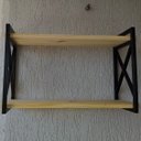 Ver imagem 5 de Prateleira Multiuso Estilo Industrial no modelo x 60 de Comprimento e 20 de Profundidade