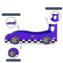 Ver imagem 4 de Cama Infantil Carro Rally 100% Mdf Azul - Gelius