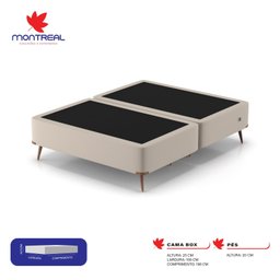 Base Box Queen 158x198x45cm com Porta USB Dupla  - 2