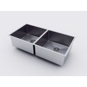Ver imagem 4 de Cuba Dupla Cozinha Gourmet Inox com Lixeira Gourmet Prateado Technox