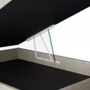 Ver imagem 2 de Cama Box Baú Casal Colchão Molas Bonnel + Box Suede Bege Sp Móveis 65x138x188