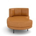 Ver imagem 4 de Sofá Chaise Longue Sala de Estar Living Lucca Esquerdo D02 Couríssimo Whisky B-90 - Lyam Decor