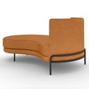 Ver imagem 7 de Sofá Chaise Longue Sala de Estar Living Lucca Esquerdo D02 Couríssimo Whisky B-90 - Lyam Decor