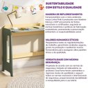 Ver imagem 7 de Escrivaninha Petit Casatema MadeiraOriginals 94cm Madeiraoriginals Verde e Mel
