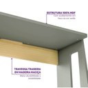 Ver imagem 6 de Escrivaninha Petit Casatema MadeiraOriginals 94cm Madeiraoriginals Verde e Mel