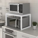 Ver imagem 2 de Suporte de Alumínio para Micro-ondas e Forno Elétrico 60kg Kazan Branco