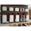 Ver imagem 5 de Balcão Alto Multiúso Itatiaia Smart - 1 Porta - Branco Matte