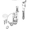 Kit Caixa Acoplada Reparo Completo Master Dual Flush Censi - 5