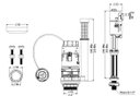 Ver imagem 4 de Kit Caixa Acoplada Reparo Completo Master Dual Flush Censi