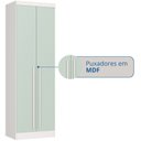 Ver imagem 6 de Guarda-Roupa Modulado 2 Portas com Prateleiras Infinity Verde/Branco/Pistache